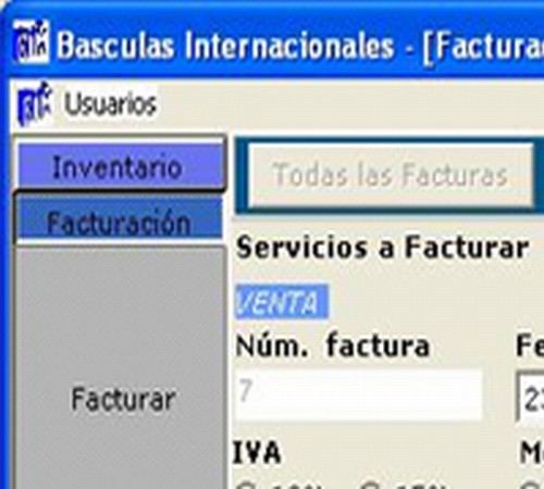 Presentaci&oacute;n preliminar, m&oacute;dulo de facturaci&oacute;n.